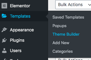 Templates - theme builder
